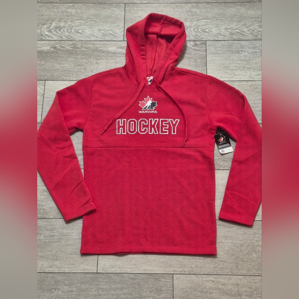 Officially Licensed Hockey Canada Men's Red Hoodie. Officially Licensed Product.